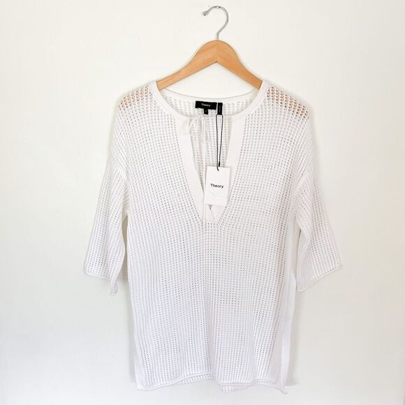 Theory crocheted sweater   - Picture 5 of 11